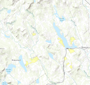 Map of Conservation Land in Norway Maine